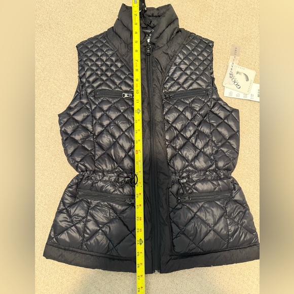 BERNARDO Goose Down Vest Black Small Women's NWT - Picture 4 of 5